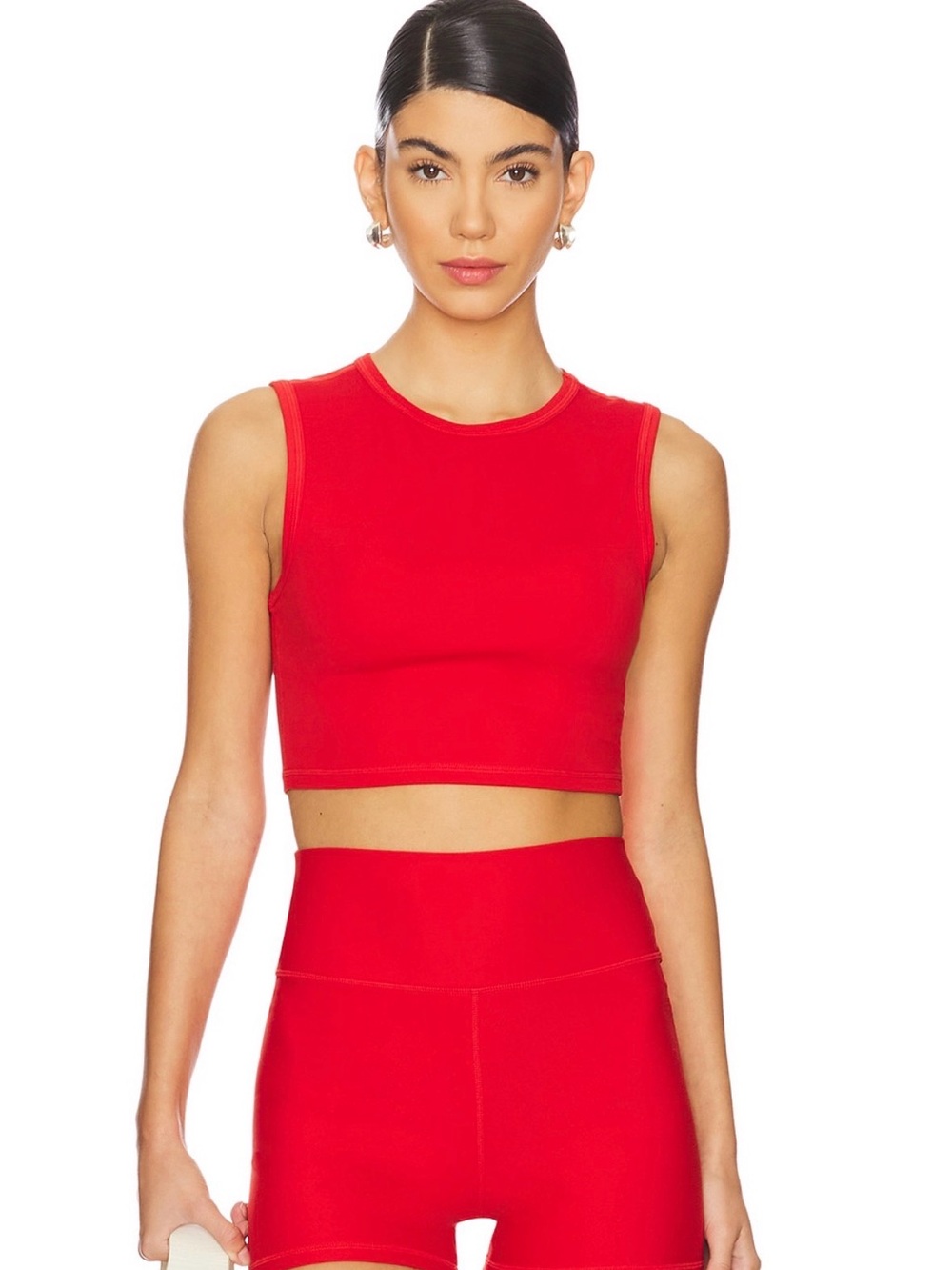 WeWoreWhat Muscle Tank- True Red NWOT